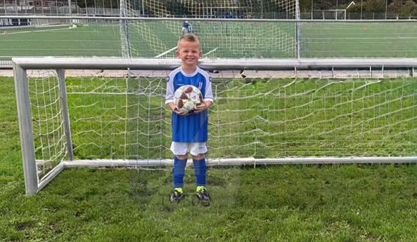 Noan Bennink pupil van de week bij de wedstrijd Twedo - Rolder Boys op zondag 27 september.