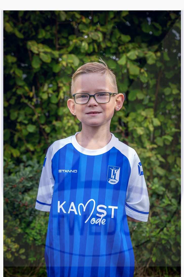 Adrián Drost pupil van de week bij de wedstrijd Twedo 1 - Steenwijkerwold 1 op 25 oktober.